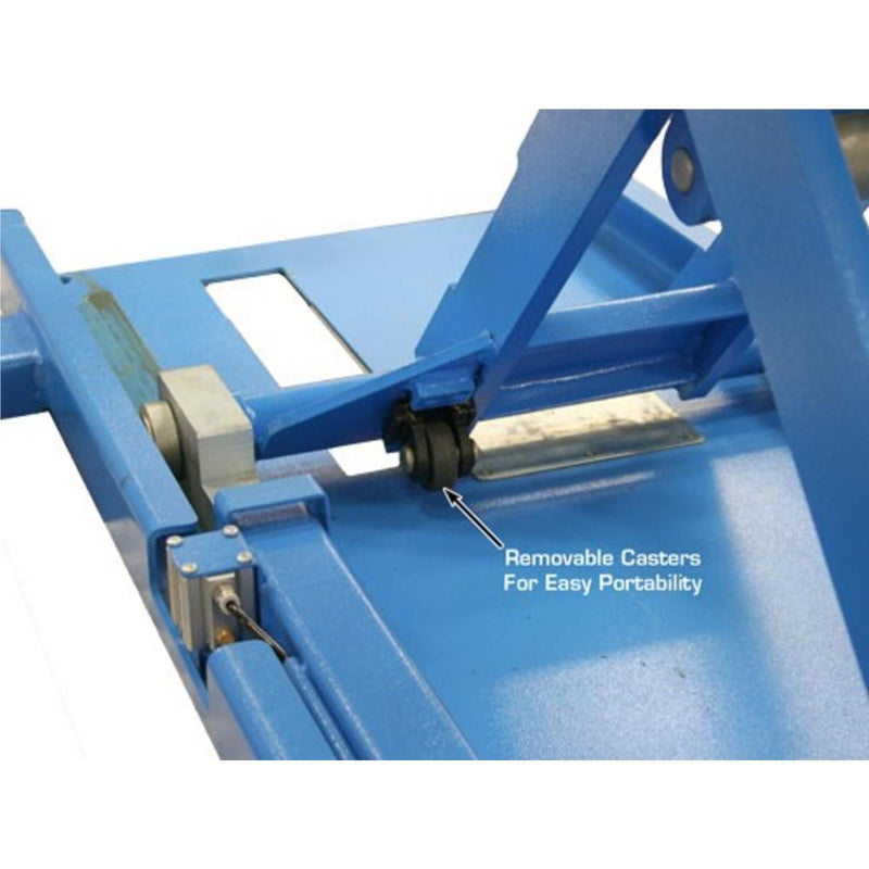 Atlas Automotive Equipment 7K Kwik-Bay Portable Mid-Rise Scissor Lift — 7,000 lb. Capacity