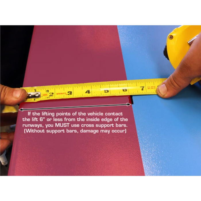 Atlas Automotive Equipment 7K Kwik-Bay Portable Mid-Rise Scissor Lift — 7,000 lb. Capacity