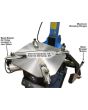 Atlas Automotive Equipment TC755 Tilt-Back Rim-Clamp Tire Changer with Beadblaster