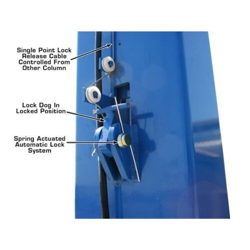 Atlas Automotive Equipment OHX10000X Extra Tall 2-Post Lift — 10,000 lb. Capacity