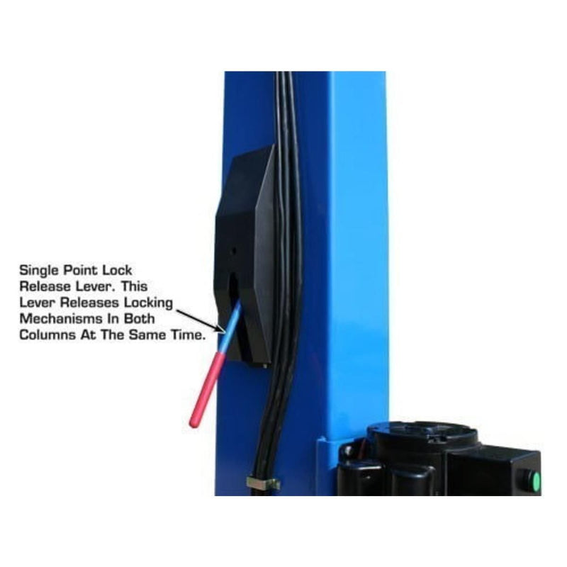 Atlas Automotive Equipment OHX10000X Extra Tall 2-Post Lift — 10,000 lb. Capacity