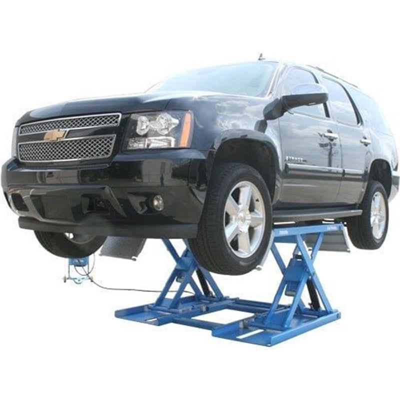 Atlas Automotive Equipment 7K Kwik-Bay Portable Mid-Rise Scissor Lift — 7,000 lb. Capacity