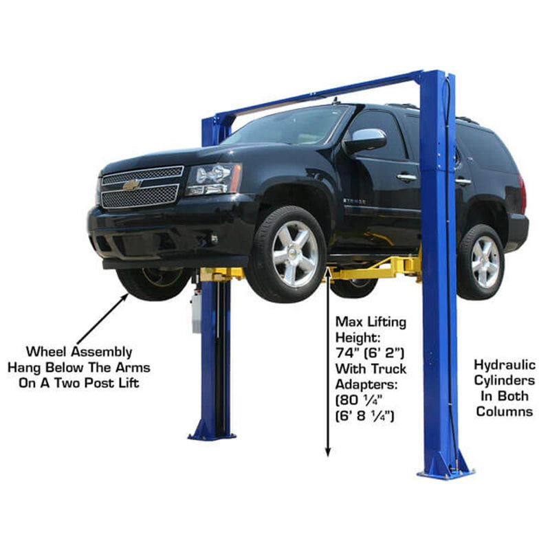 Atlas Equipment 9KOHX Overhead 2-Post Lift — 9,000 lb. Capacity