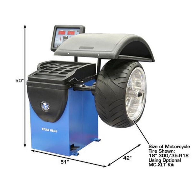 Atlas Equipment WB41 Self-Calibrating Computerized Wheel Balancer