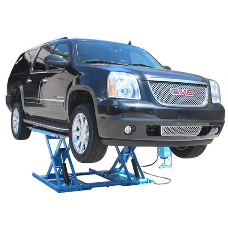Atlas Automotive Equipment 7K Kwik-Bay Portable Mid-Rise Scissor Lift — 7,000 lb. Capacity