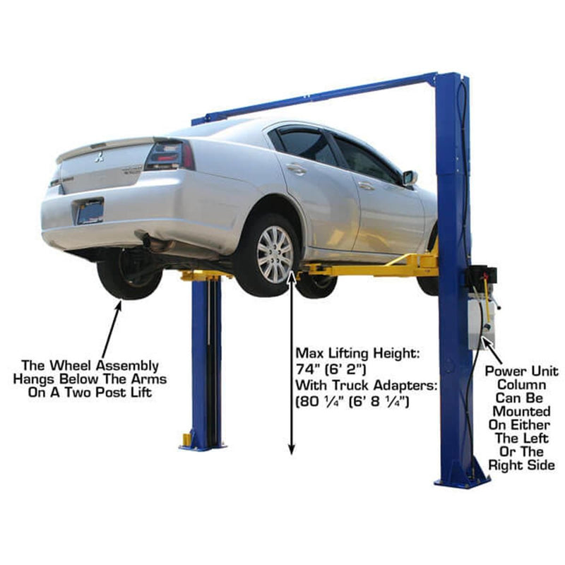 Atlas Equipment 9KOHX Overhead 2-Post Lift — 9,000 lb. Capacity
