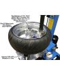 Atlas Automotive Equipment TC229 Rim-Clamp Tire Changer with Beadblaster