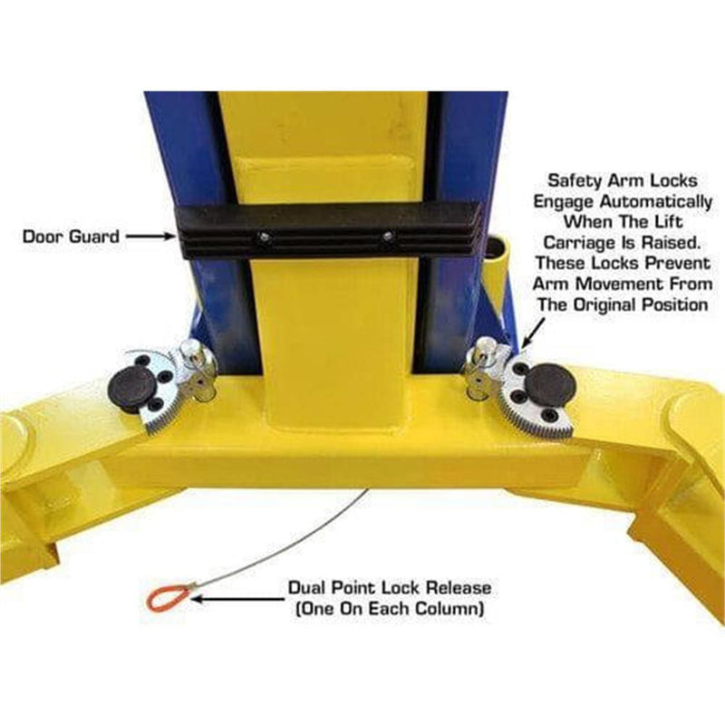Atlas Equipment 9KOHX Overhead 2-Post Lift — 9,000 lb. Capacity