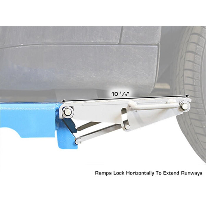 Atlas Automotive Equipment 7K Kwik-Bay Portable Mid-Rise Scissor Lift — 7,000 lb. Capacity